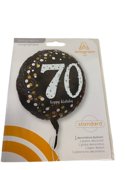 birthday ballon 70